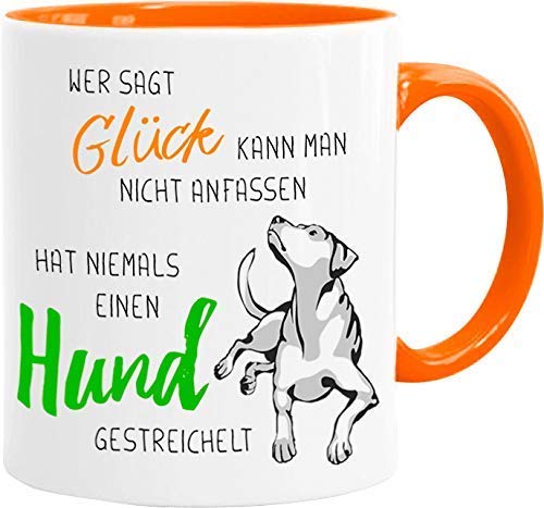 Cadouri Hunde-Tasse Mit Spruch „OHNE HUND IST ALLES DOOF!“ – Handgefertigte Keramiktasse, 330 Ml