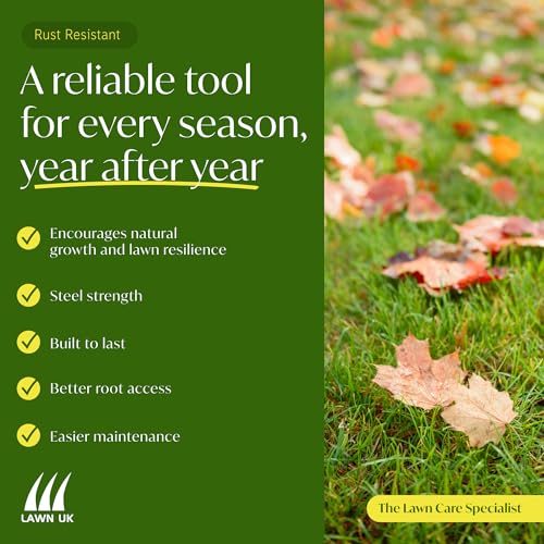 Lawn UK Lawn Weed Remover Tool – For Removing Weeds at the Root – Ergonomic Handle – Durable Steel Design – No Chemicals Required 4 Lawn UK Lawn Weed Remover Tool – For Removing Weeds at the Root – Ergonomic Handle – Durable Steel Design – No Chemicals Required - Image 4