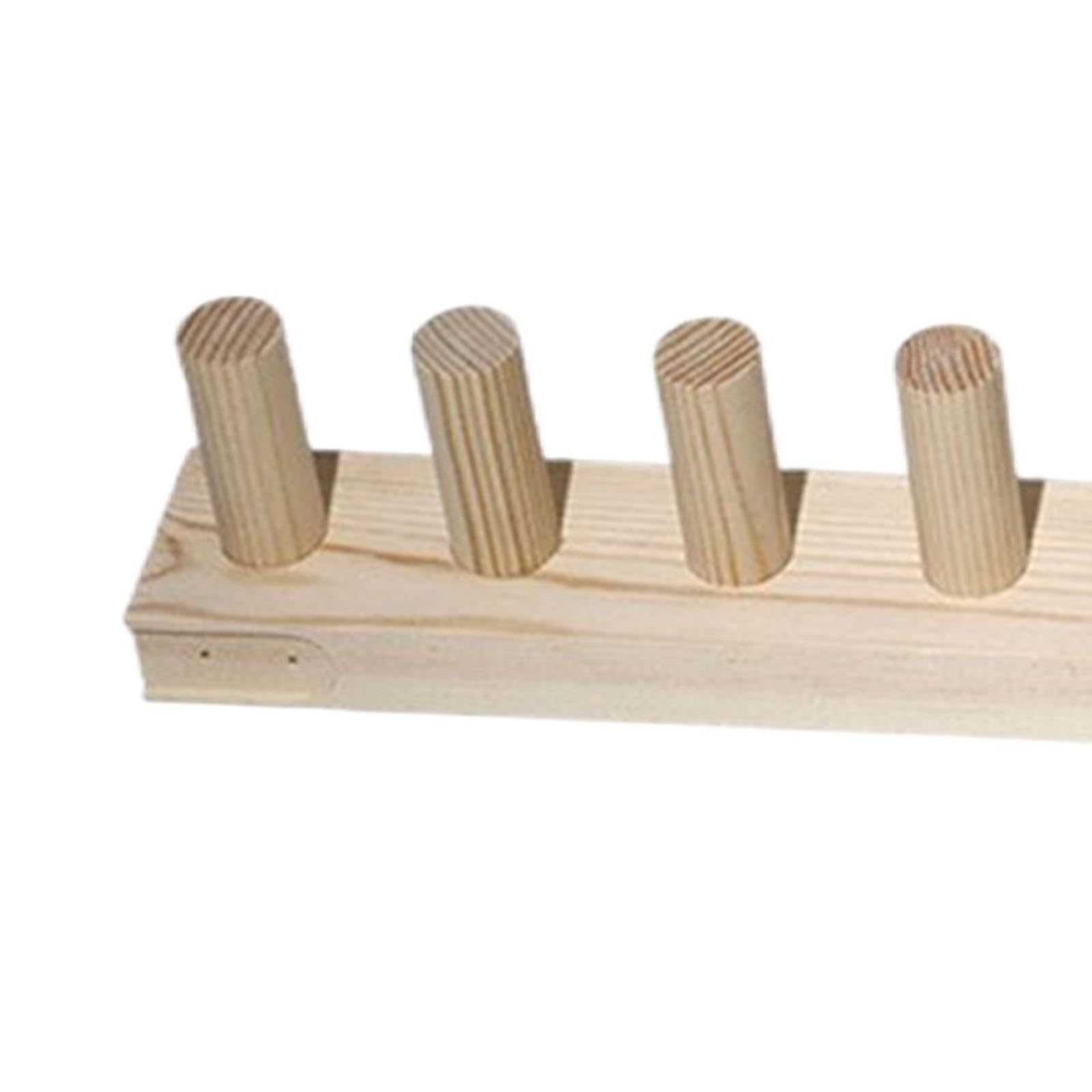 Strickrahmen Aus Holz, Einfach zu Bedienender Webrahmen für Große Decken, DIY Deckenrahmen, 4 Abschnitt