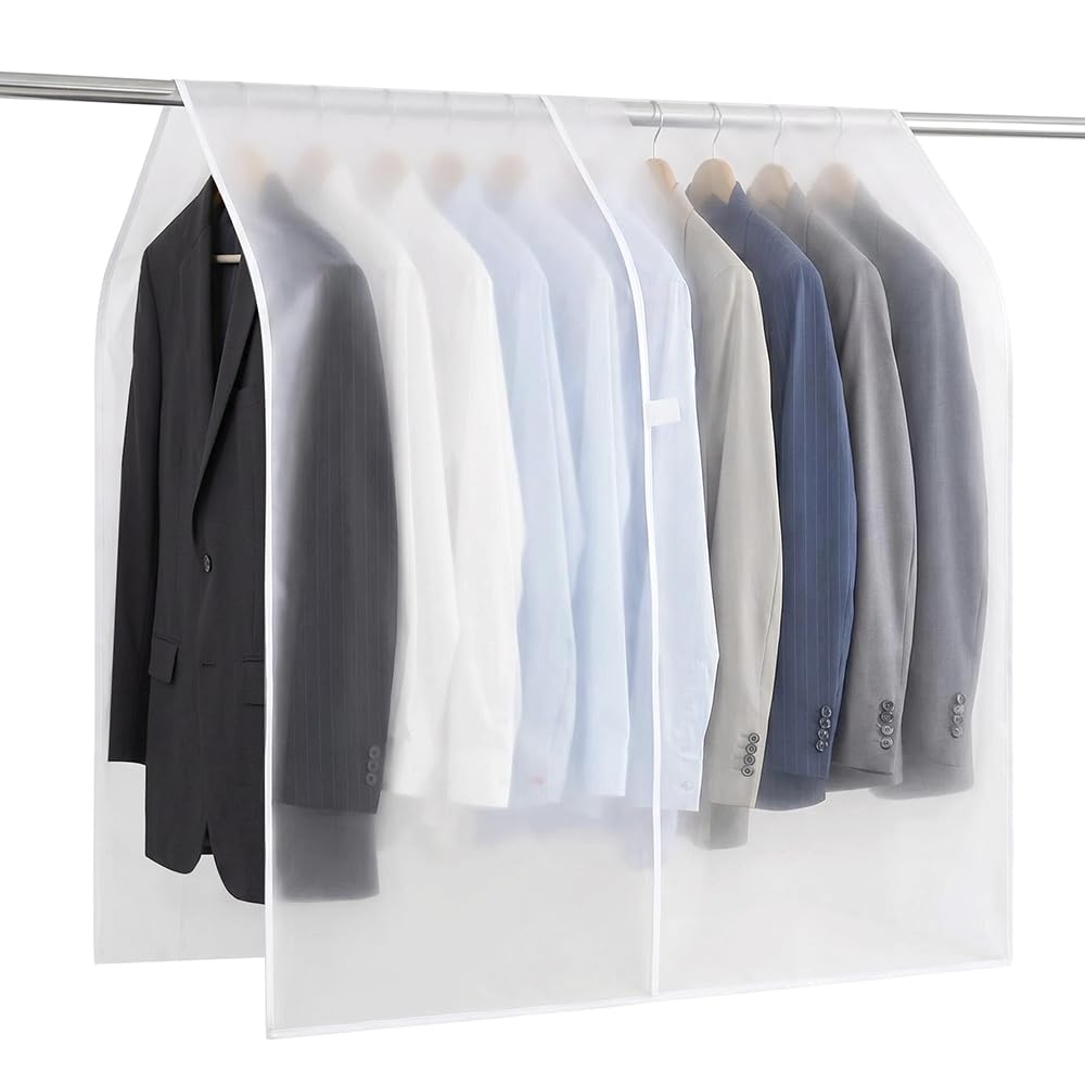 Clear Clothing Rack Cover, 90x110cm Dust Resistant Garment Hanging Shield