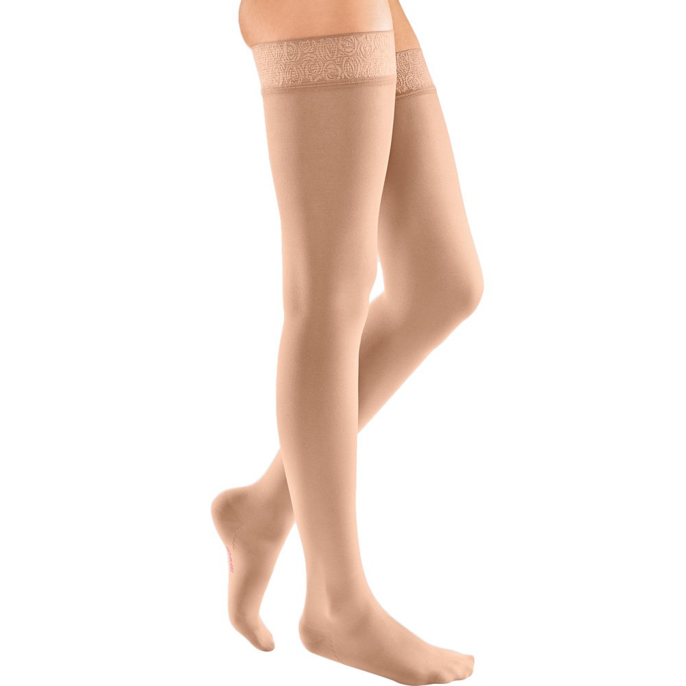 medi ven elegance CCL1 AG FBR Thigh Stockings IV Caramel