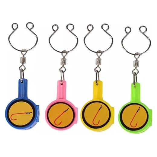 Fishing Knot Tying Tool, 2 pack, Standard Size Multifunctional Fishing Accessories, Fully Rigged Hook Covers, Fishing Hook Holder, Lure Protection, Fishing line Cutter, Rod Rig Ease Setup, Multicolor.