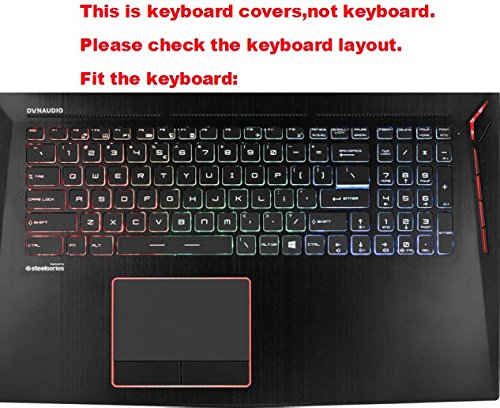 Laptop Clear Transparent Tpu Keyboard Protector Cover for New MSI GT73 GT73VR GT72 GT72VR GT62 GT62VR GS73 GS73VR GS63 GS63VR PE72 PE62 PE62VR GF62 GV62 GF72 GP63 GL72M GT63 GL63 GE75