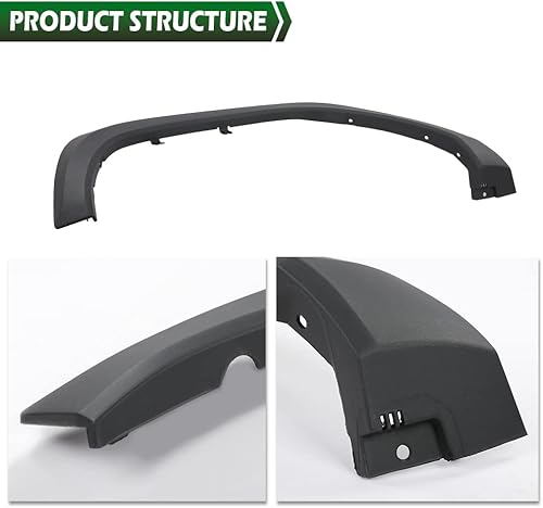 Miniatura 8 de GRAND ORANGE Guardabarros delanteros izquierdos, compatibles con Toyota Tacoma 2016 2017 2018 2019 2020 2021, juego de molduras de guardabarros y
