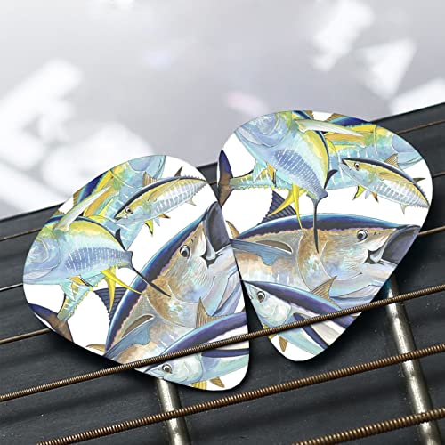 Médiators de guitare 12-Pack médiators de poisson saumon pour guitare électrique guitare acoustique diverses guitares - Les Beatles, Paul McCartney, John Lennon, RIngo Starr, George Harrison Médiators de guitare 12-Pack médiators de poisson saumon pour guitare électrique guitare acoustique diverses guitares – Image 7