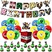 誕生日 飾り付け マインクラフト 風船バルーン 誕生日バルーン ハッピーバースデー 飾り happy birthday ガーランド キャラクター風船 飾り 子供バースデーデコレーション パーティーグッズ