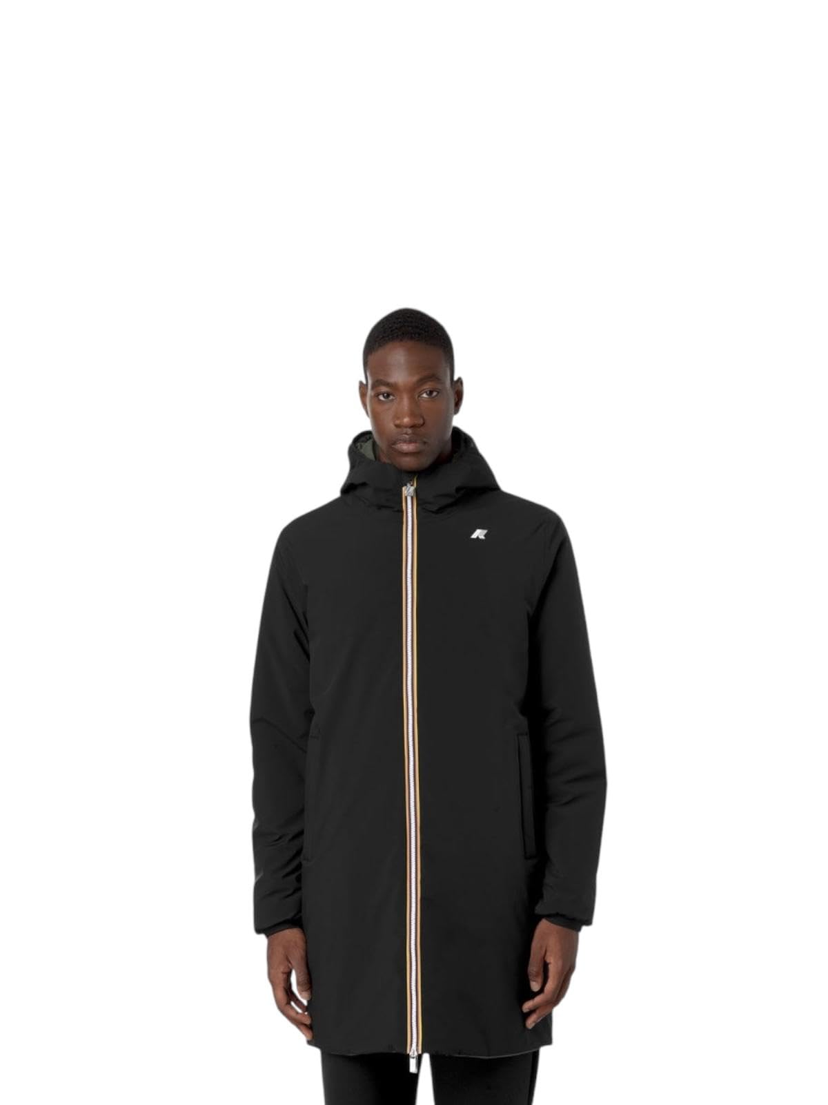 K-Way Jacob st Warm Reversible Nero Nero Reversibile Verde