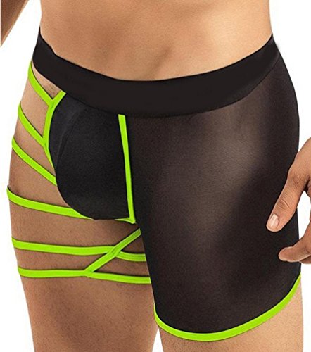 Mendove Men's Sexy Hollowed Mesh Boxer Briefs Underwear2