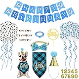 🐕‍🦺Material de alta calidad: el elegante pañuelo de doble capa está hecho de 65% algodón 35% poliéster, suave, cómodo, lavable y reutilizable. El collar de pajarita para perro brillante tiene corbatas, será adecuado para la mayoría de los perros, el collar elástico tiene una hebilla ajustable, que se puede ajustar a una longitud mínima de 10 pulgadas, adecuado para gatos, conejos y perros, de pequeños a grandes.