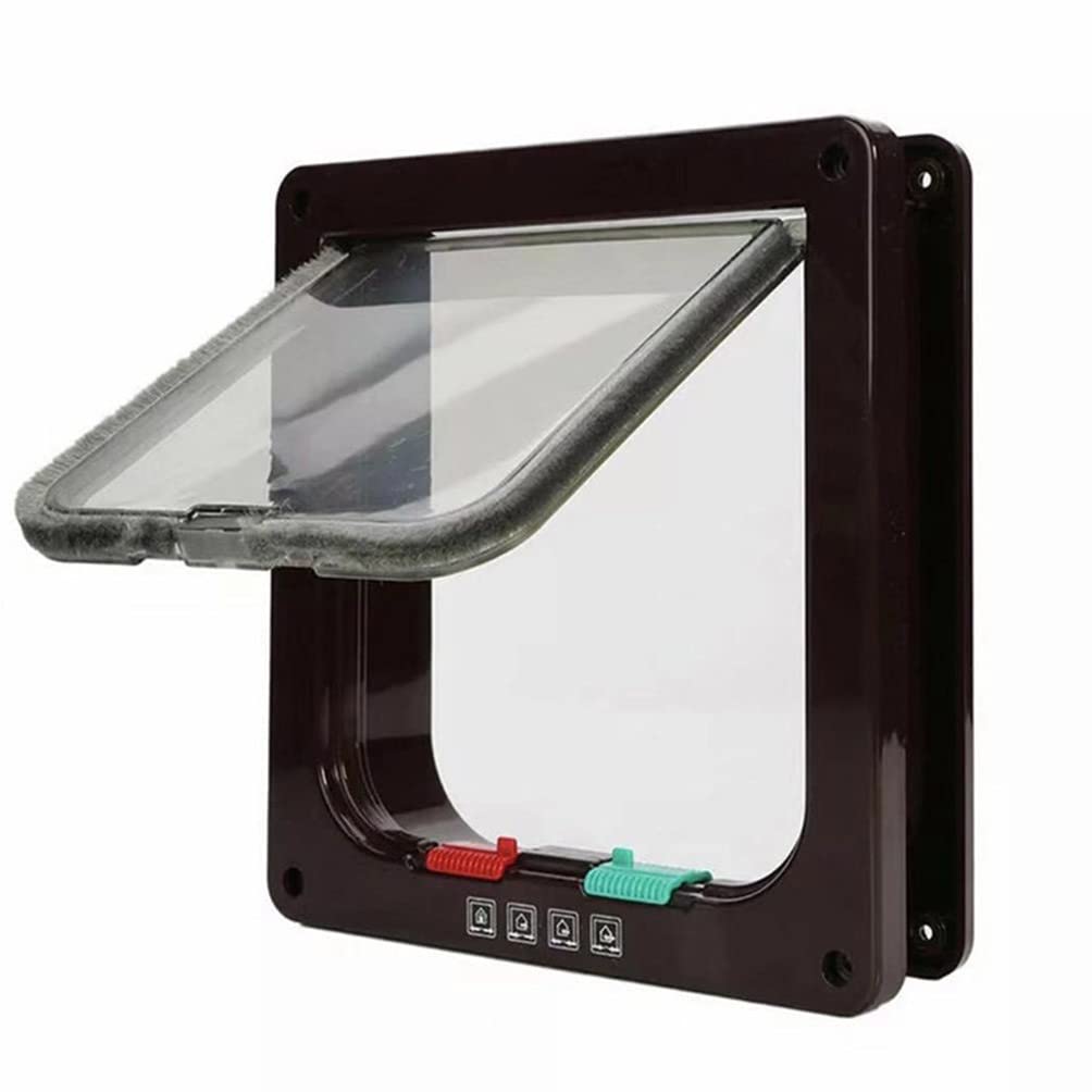 Chatière Porte Murale Interne Ou Externe À La Porte Et Porte De Chat Porte-Coupe-Vent-Coupe-Coupe-Coupe-Vent Et d'animaux De Pluie, Facile À Installer (Size : 25X27.7X5.5cm)