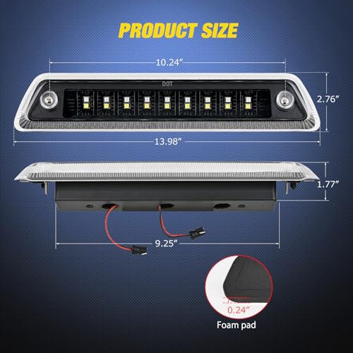 Image of Nilight Third Brake Light for Ford F-150 2009 2010 2011 2012 2013 2014