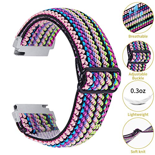 Correa elástica de nylon para reloj 22mm compatible miniatura 2
