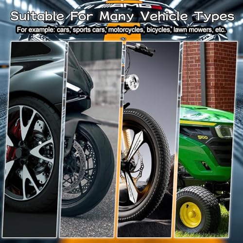 Image of Tire Plug Screws Kit Tire Repair Rubber Studs with Screwdriver 3 Size Mending Nail Plugs Tyre Repair 100 Pieces
