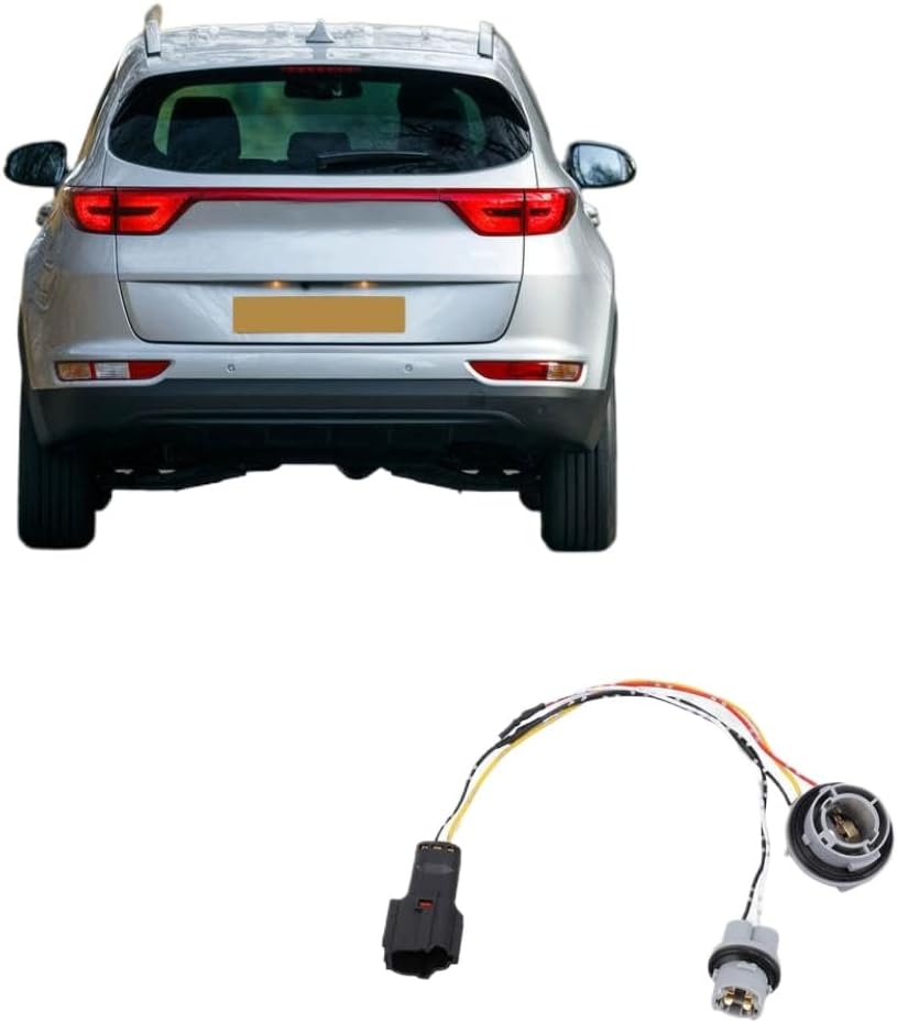 Car Tail Light Socket Wiring Harness 92480 D9020 Rear Lamp Socket And Wiring Harness Compatible With 2016 To 2019
