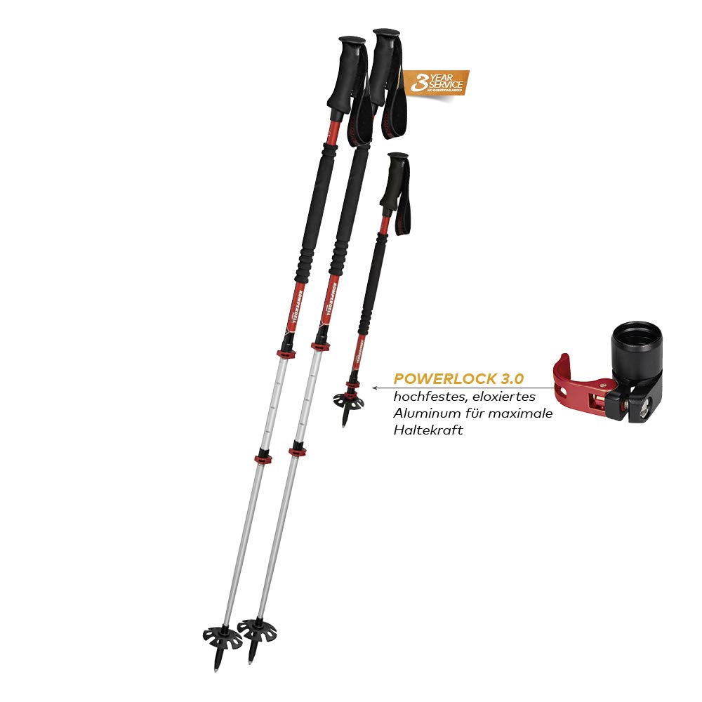 Komperdell Thermo Ascent TI3 kijek turystyczny, kij trekkingowy, kij narciarski