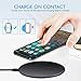 Te-Rich 7.5W Qi Wireless Charger Compatible w/iPhone XR/XS Max/X/10 iPhone 8/8 Plus, [Ultra Thin/USB C] 10W Fast Charging Pad for Samsung S9/S9+/S8/S8 Plus/S10+/S10e, Galaxy Note 9/8-NO AC Adapter