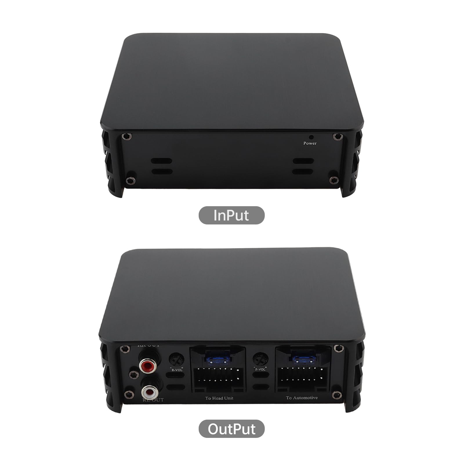 Amplificatore a 4 canali full-range, 4 canali 80W x 4 Classe A/B Modifica audio amplificatore di potenza processore audio digitale per lettore auto Android