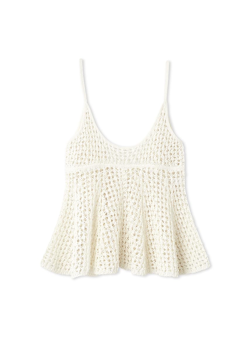 Amazon | [ミースロエ] メッシュニットビスチェ MWNT252010