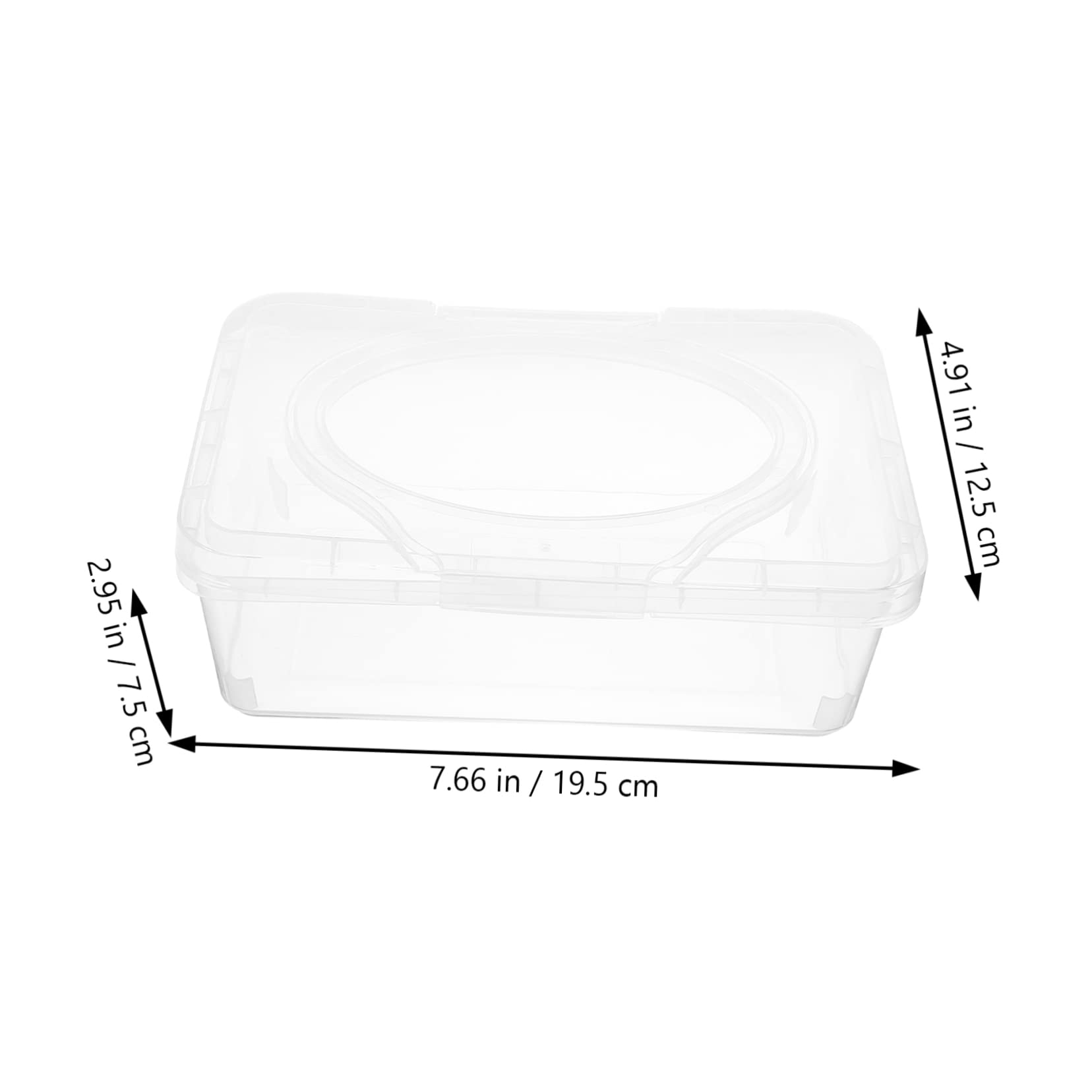 Dispensador de Toallitas Húmedas 2 Piezas, Pp, Portátil