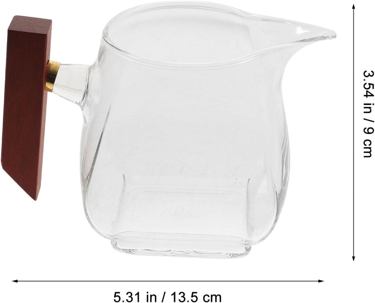 Amosfun Dipping Sauce Cup with Handle Gravy Boat for Sauces Dressings and Broths Elegant Kitchen Dispenser for Home and Restaurant Use