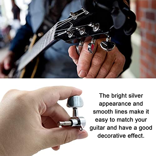 KSHQU 6pcs Guitare Accordeurs Clés Chevilles Mécaniques Mécanique Tuners pour Acoustique Touches De RéGlage 3L3R… - Les Beatles, Paul McCartney, John Lennon, RIngo Starr, George Harrison KSHQU 6pcs Guitare Accordeurs Clés Chevilles Mécaniques Mécanique Tuners pour Acoustique Touches De RéGlage 3L3R… – Image 4