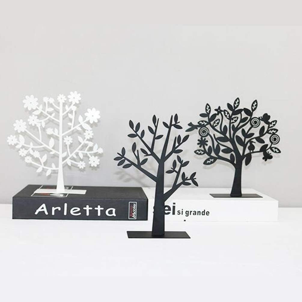 Romantic Tree Shape Jewelry Rack Metal Earring Necklace Holder Organizer 10.43X9.05X4.52 Inch Jewelry Storage Stand for Home Display