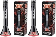 The information below applies to each unit in the pack OFFICIAL X FACTOR KARAOKE MICROPHONE: Connect to your phone wirelessly by Bluetooth or use an SD card to sing karaoke to your favourite tracks ECHO EFFECTS AND LED LIGHTS: Karaoke microphone has ...