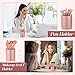 Sabary 8 Pcs Rose Gold Pens with Pen Holder for Desk Glitter Crystal Diamond Cute Ballpoint Fancy Pencil Holder Bling Desk Organizer for Women Girls Gifts School Office Valentine Supplies