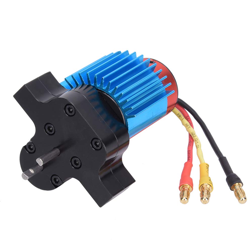 RC Car Motor, 380 RC High Speed Brushless Motor with Metal RC Car Accessories Fit for C14 C24 1/16 RC Car (Black WPL1687BL) C24