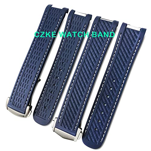 Correa de reloj de silicona de 20 mm con hebilla de acero resistente 4
