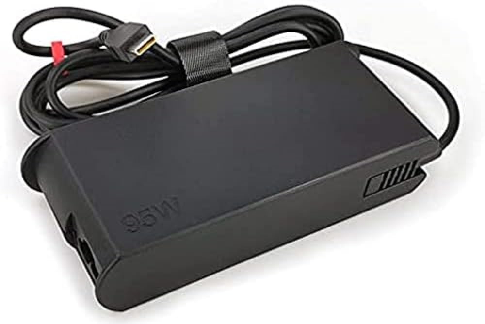 LENOVO Power Supply AC 100-240 V 95W Black for ThinkBook 14-IIL, W125897107 (Black for ThinkBook 14-IIL 20SL, 14-IML 20RV, 15-IIL 20SM, 15-IML 20RW 4X20V24694, Notebook, Indoor, 100 -)