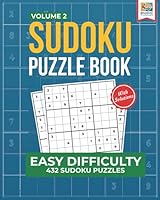Easy Sudoku Puzzle Book: 432 Puzzles for Adults – Volume 2 1956652043 Book Cover