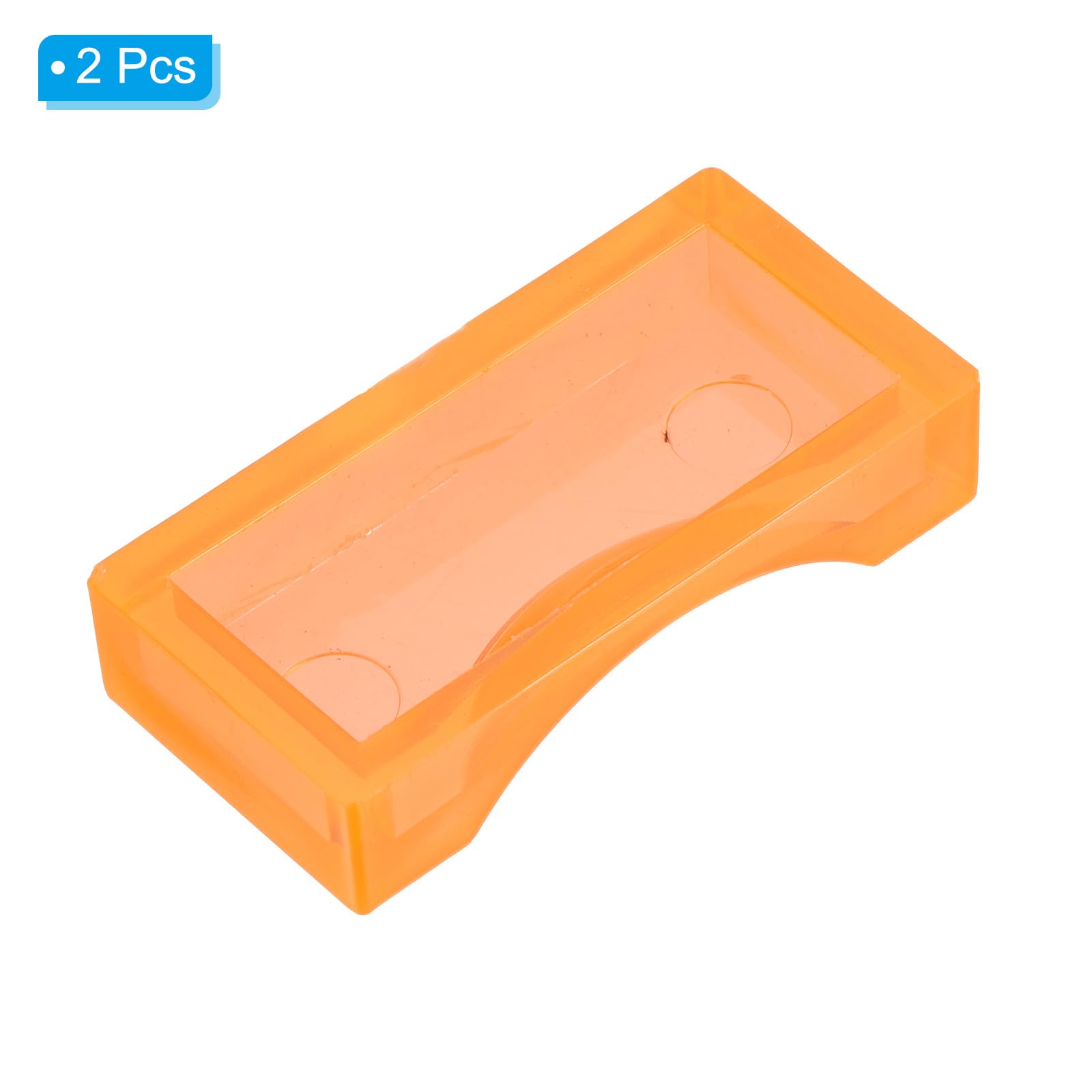 PATIKIL Plastic Billiard Locator for 2 1/16" Pool Balls, 2 Pack Snooker Ball Holder Billiard Ball Position Marker, Orange - Image 3