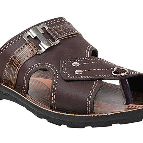 Image of TieFit Men's Stylish Slipper || Casual Flip Flop || Slip On for Men's||Thong Flip-Flops|UK 7-10