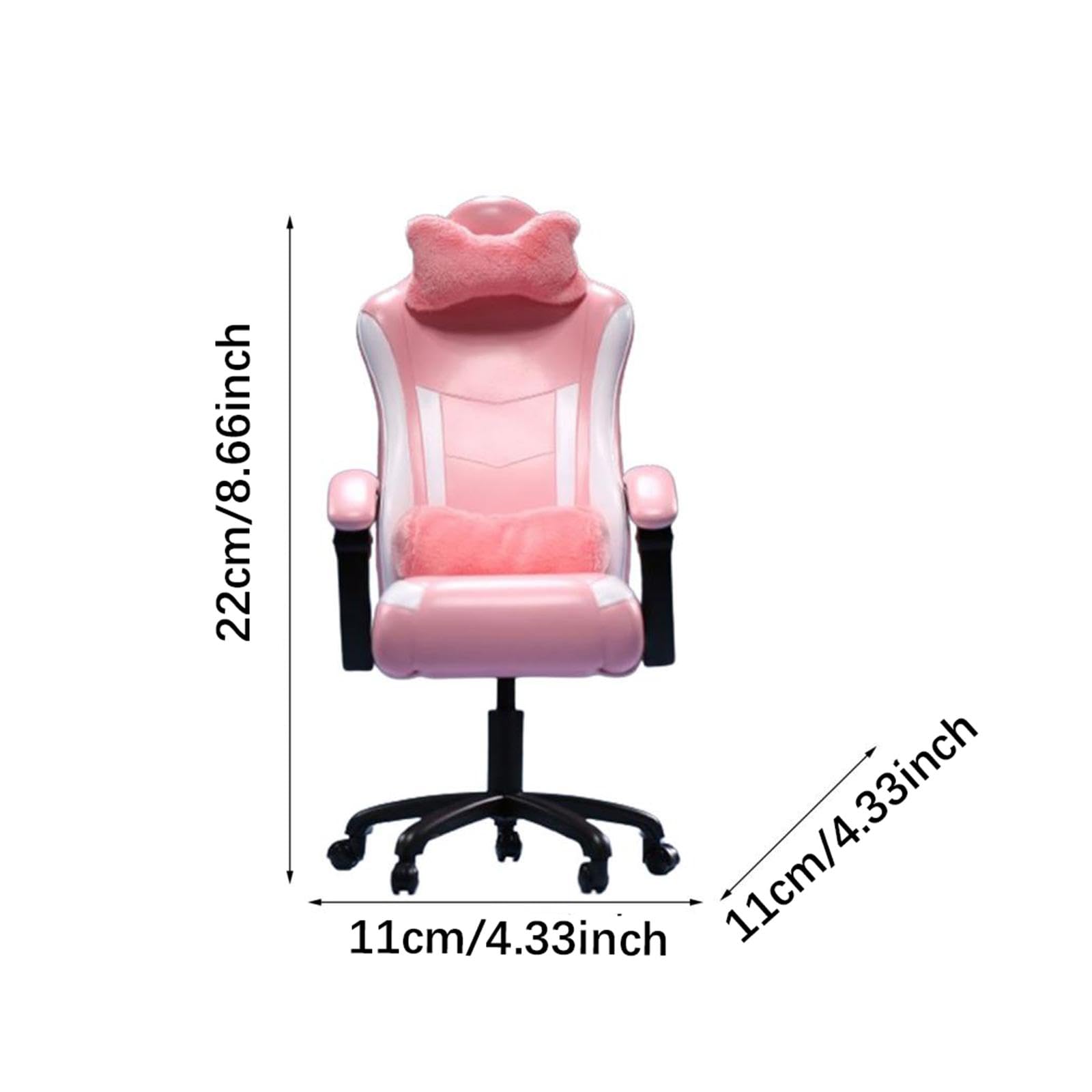 Amazon | Generic 1/6 ミニチュアゲーミングチェア装飾ロールプレイ