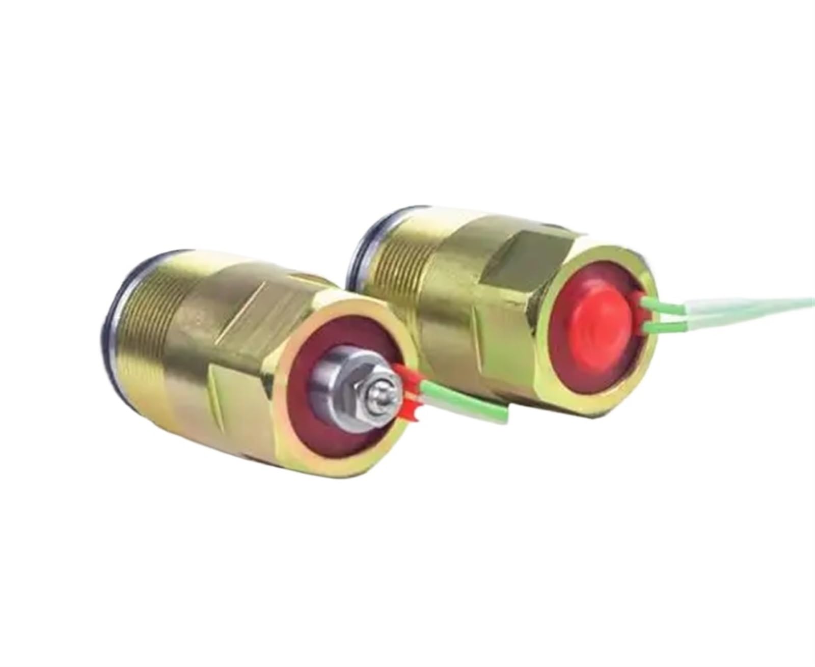 MC609-7421120 609-74211200 Solenoid Valve for SK200-1 SK200-3 SK200-6 SK200-6E DH220-5 Excavator Hydraulic Pump(Black Plug Adjust)