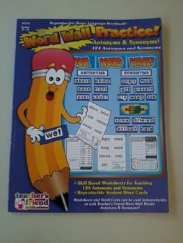 Workbook Word Wall Practice! Antonyms & Synonyms! (Word Wall Practice Books!) Book