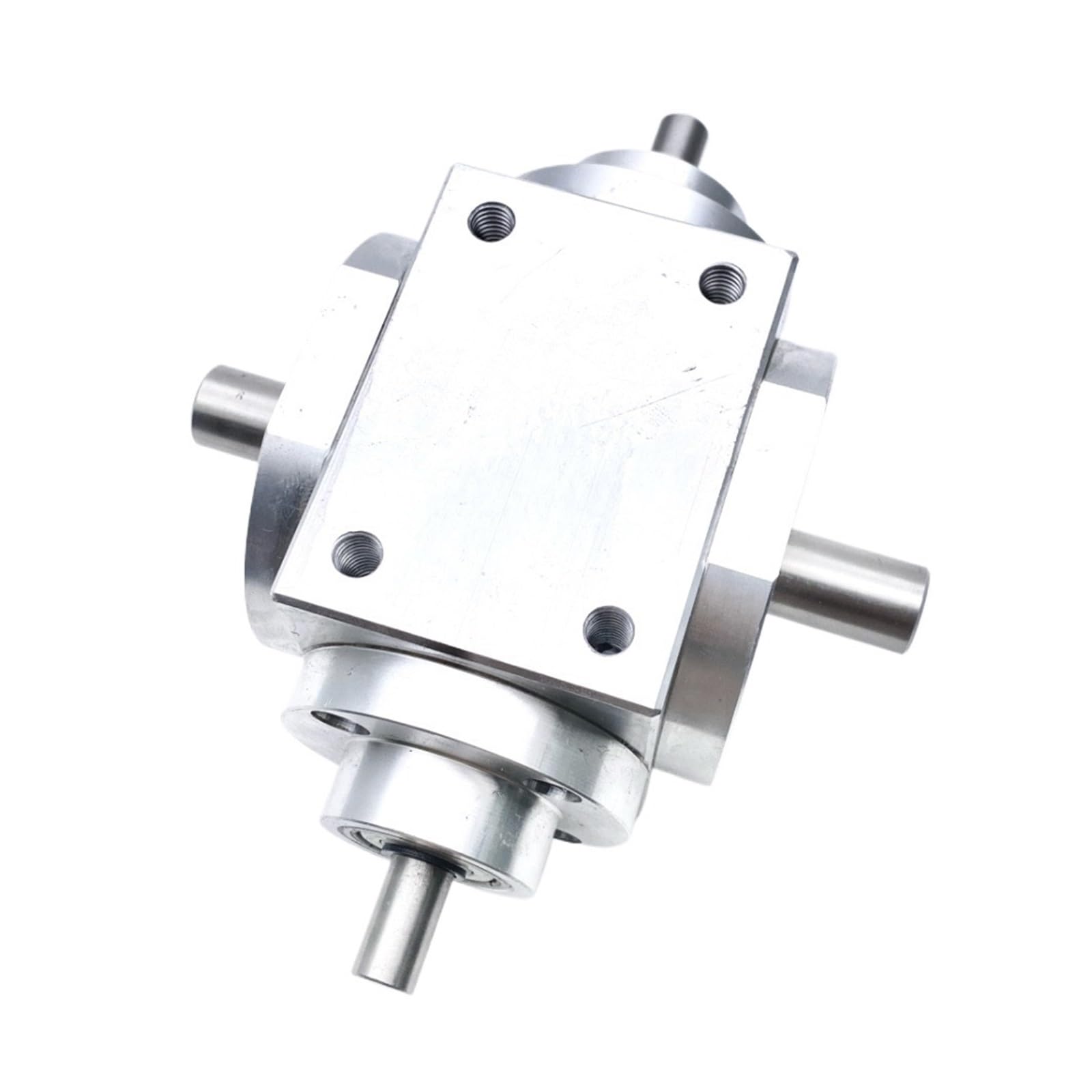 1: 2 Przekładnia kątowa z napędem nawrotnym 8MM-12MM Pojedynczy/podwójny/trzy wałek ze stopu aluminium Przekładnia 1M 20T 40T Spirala stożkowa Moduł DIY(Three-Outputs)