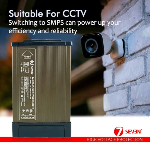 Image of 7SEVEN SMPS 5v Power Supply 100amp 500w Weather Proof Rainproof Suitable for LeD Signage, Strip Light, Decorate Lite, Microcontroller & Embedded Systems, Industrial Machine and Much More