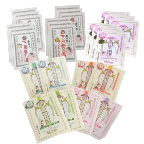 下呂膏物語セットB(下呂膏の湯(柚子・生姜)3包×2・なごみの美湯3包×2・なごみしーと4枚×8種)ギフト 贈答 バス用品 入浴剤 美容[1-2]