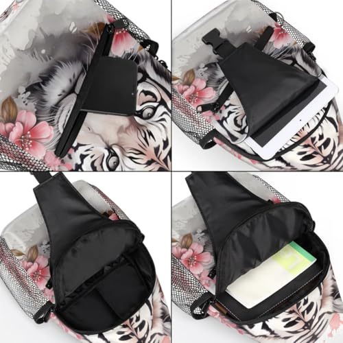 Bolso Crossbody Unisex Tiger Moda Viaje 7.9x3.5x14.2 in miniatura 5