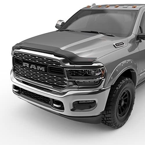 EGR 302865 Superguard Hood Guard, Matte Black Finish, Compatible with Select Ram 2500 and 3500 Models