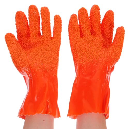 Guantes de goma duraderos para sistemas de drenaje y fontanería, pack de 6 4
