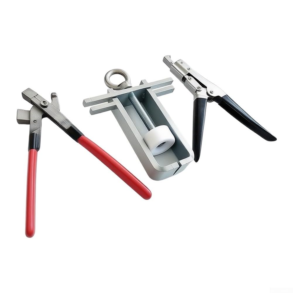 Set di 3 pinze per radiatore in acciaio per camera dell'acqua