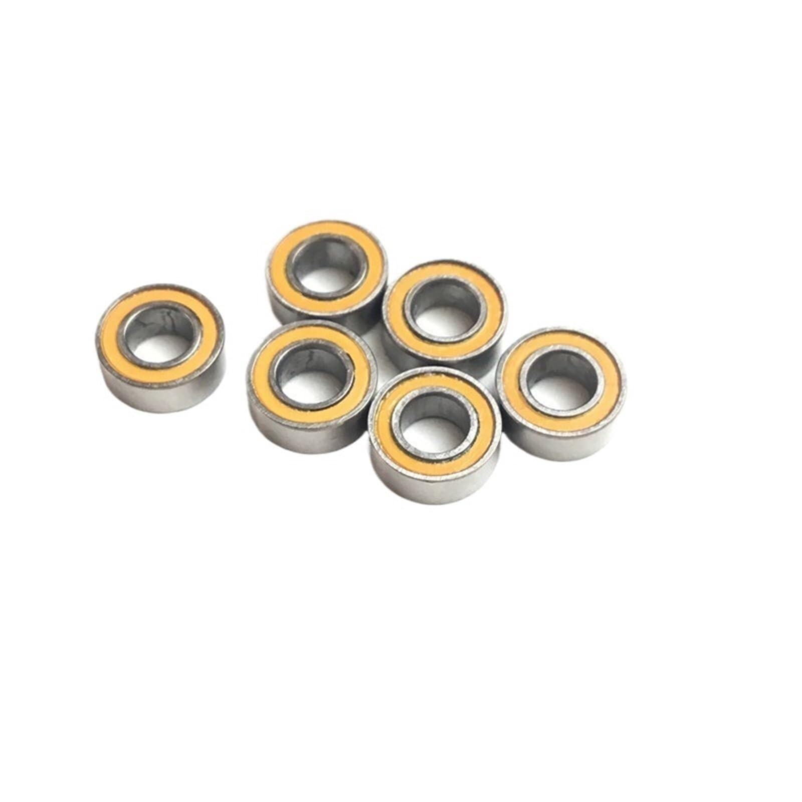 Bearing, 688-2RS Bearing ABEC-3 10PCS 8x16x5 mm Miniature 688RS Ball Bearings 618/8RS Z3V3 Orange Sealed 688 2RS Wear Resistance
