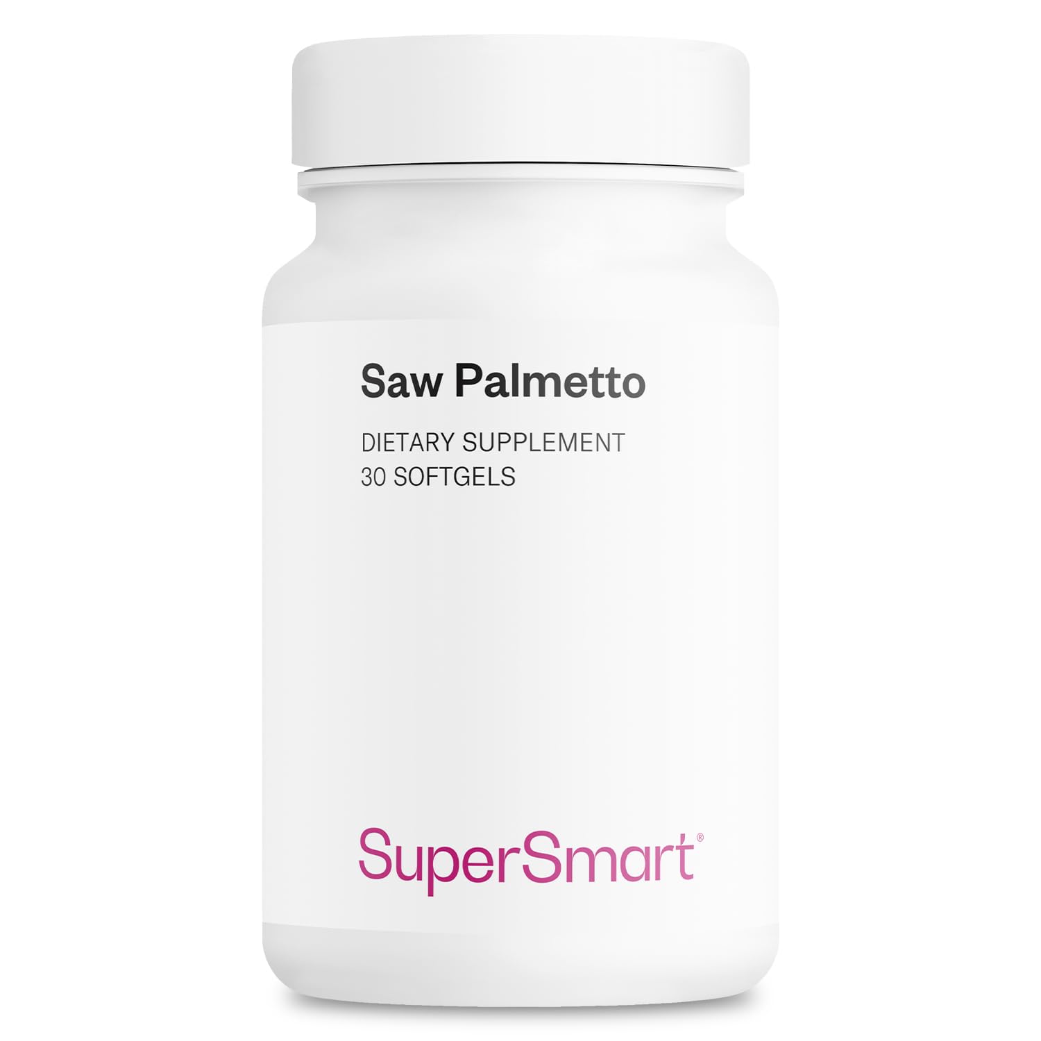 Supersmart - Saw Palmetto 320mg per Day - Herbal Supplement | Non-GMO & Gluten Free - 30 Softgels