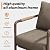 MAISON BACKYARDS Outdoor Aluminum Patio Furniture Set with with 6.5" Thick Cushions,3-Piece Outdoor Sectional Conversation Set with Coffee Table, All-Weather Patio Set for Backyard & Deck?Brown