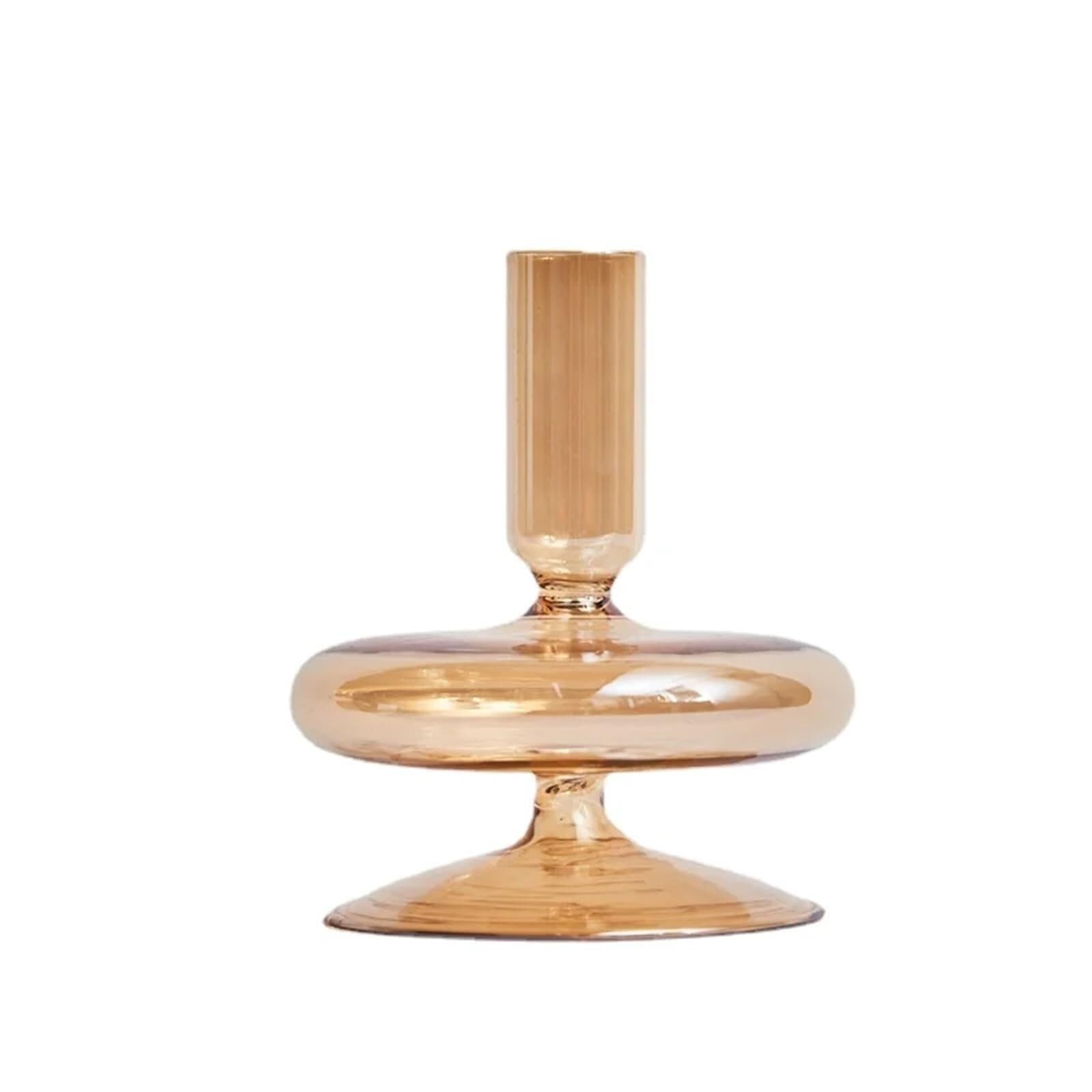 Candle Holders Candlesticks Taper Candle Holders Tall Decoration Party Glass Vase Home Decor Wedding(Style22)
