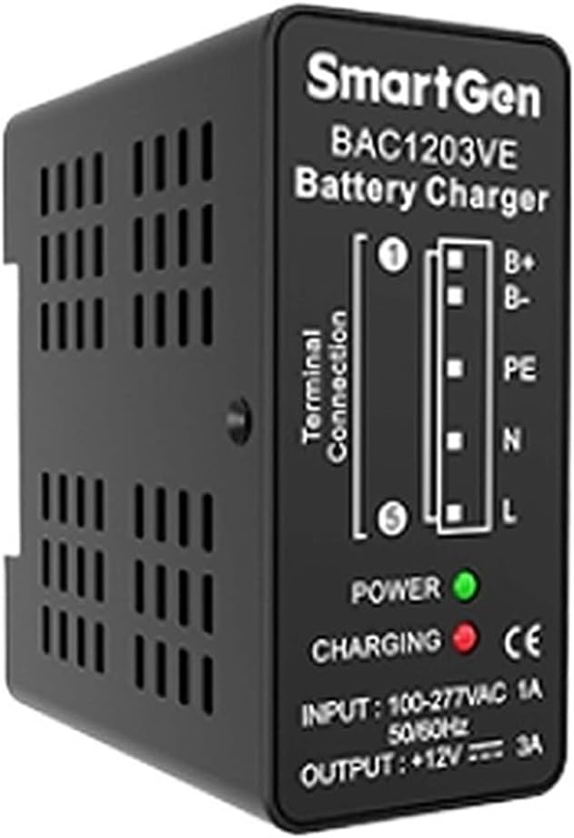 Battery Charger BAC1203VE Mini Intelligent Battery Charger Lead-Acid Batteries Specifically for Engine Starting Engine