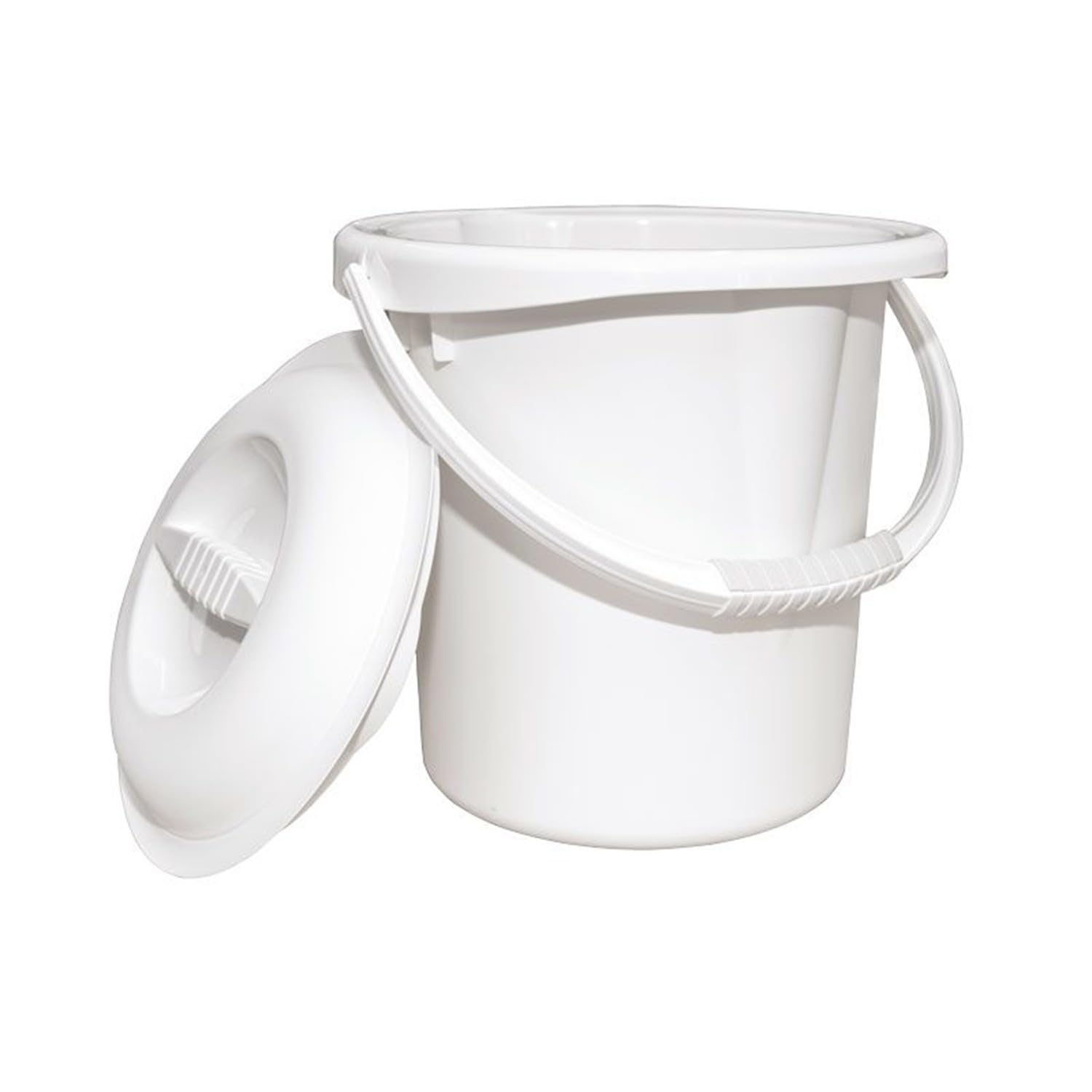 Seau de 13 litres à couvercle pour stocker et nettoyer la maison